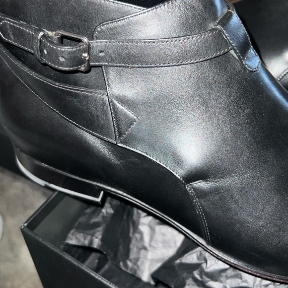 Men's Black Leather Boots